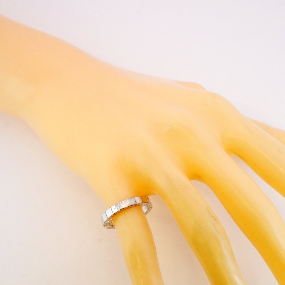 CARTIER 18k Silver Lanier Ring #50 - Picture 7 of 8